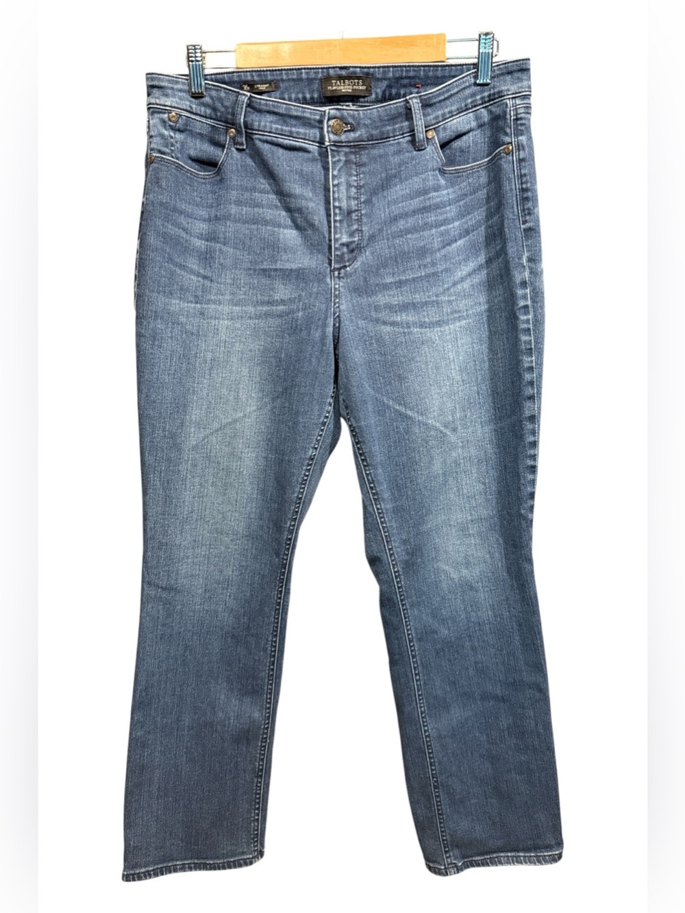 💚⬇️➕💰BOGO FREE Talbots Flawless 5 Pocket Straight Curvy Jeans